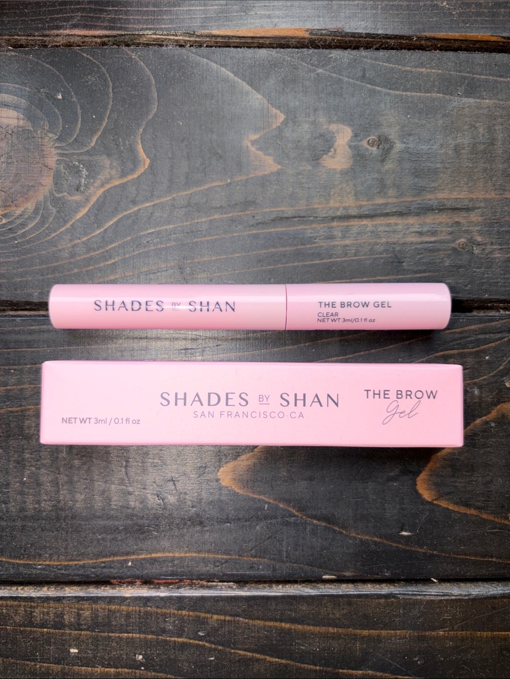 NIB Shades by Shan Clear Brow Gel - Clear